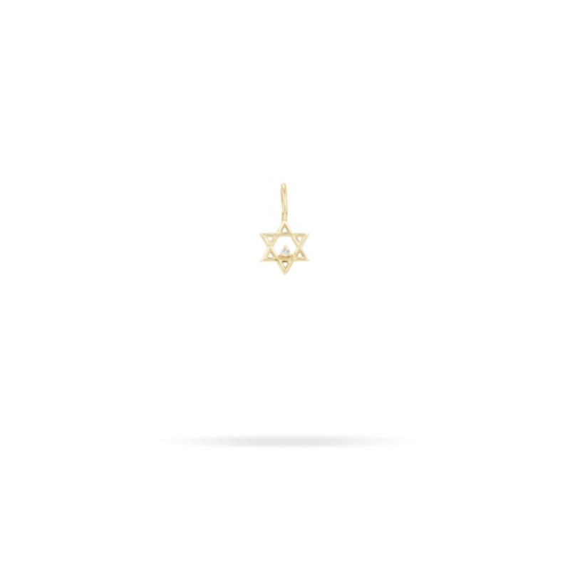 Diamond Star of David Mini Bead Charm - BH&Co