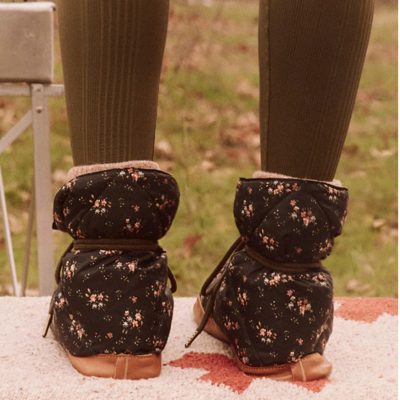 The Down Quilted Slipper, Wilderness Floral - BH&Co