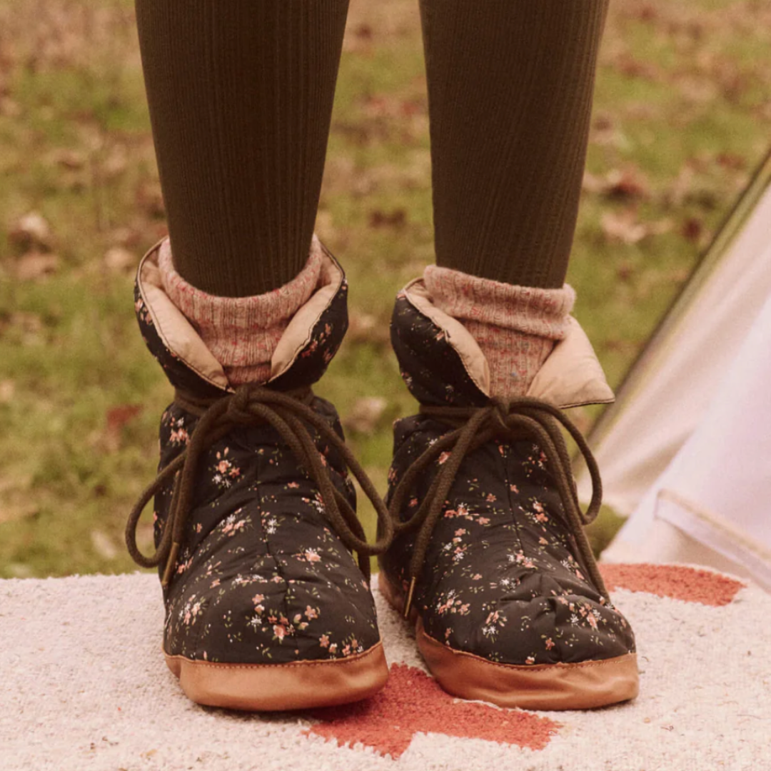 The Down Quilted Slipper, Wilderness Floral - BH&Co